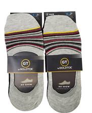 GT By Goldtoe No Show Socks Men's Size 6-12.5 8 pair Silicone Heel Grip No-Slip
