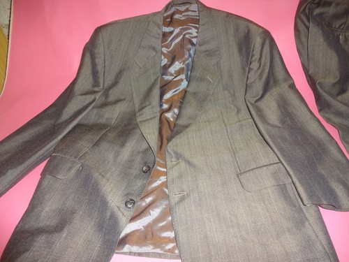Vintage Nadelstreifenanzug Herren Anzug grau Gr.26 ordentlich - Bild 2 von 4