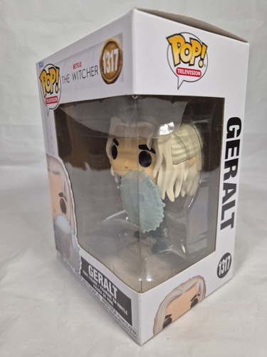 The Witcher Geralt Funko Pop Television 1317 With Sheild And Sword - Picture 6 of 11
