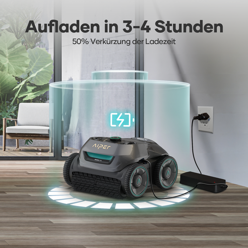 AIPER Seagull Pro WavePath Navigationstechnologie Poolsauger Akku Kabellos - Bild 9 von 10