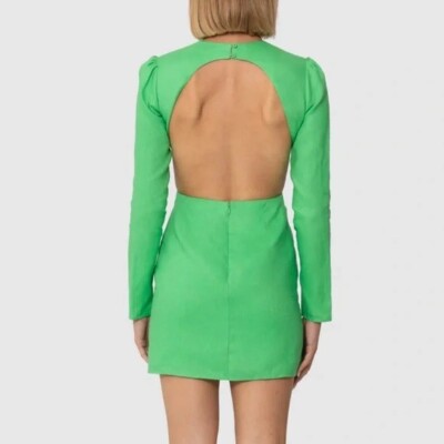 green emerald velvet dress Sunmor Knit Maxi Dress main image 1