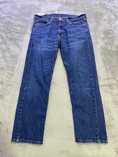 Levi's Men's 505 36x29 Original Straight Fit Jeans - Dark Wash