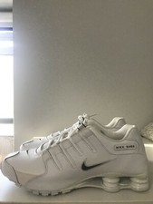 Size 13 - Nike Shox NZ EU White Black for sale online | eBay