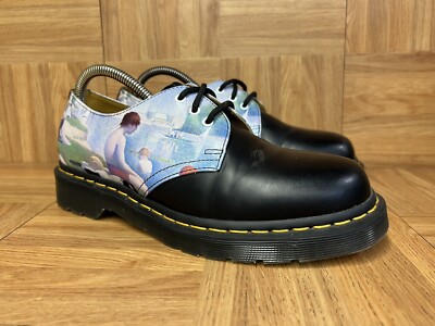 RARE🔥 Dr. Martens 1461 The National Gallery Oxford Men's 7 Black