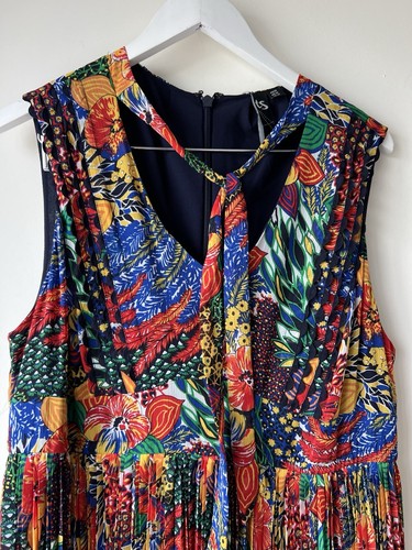 TAKING SHAPE TS 14+ Women’s Pleated DRESS Plus Size 16 Excellent - Picture 3 of 6