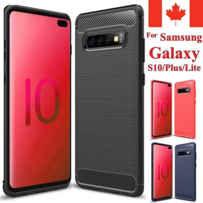 For Samsung Galaxy S10e S10 Plus Case Carbon Fiber