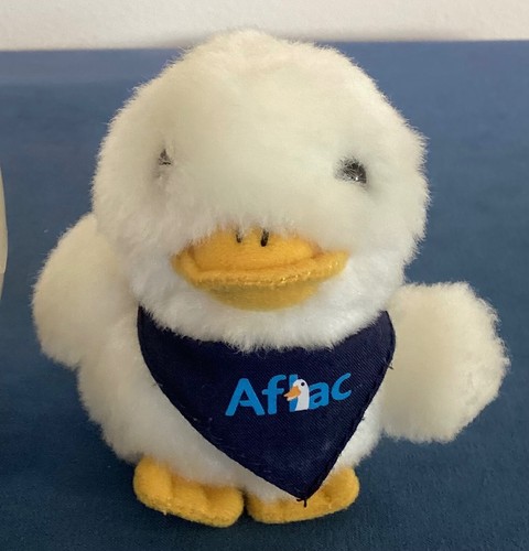 Banco de huevos de plástico Aflac con llavero de pato de 4" promoción del centro de cáncer infantil - Imagen 3 de 8