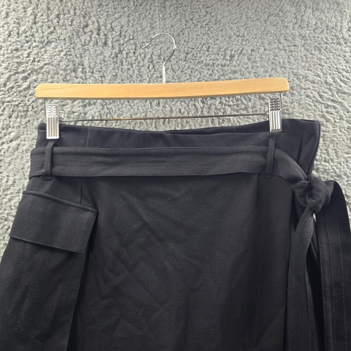 New Country Road Womens Mini A-line Skirt Size L Black Stretch Knit - Picture 5 of 15