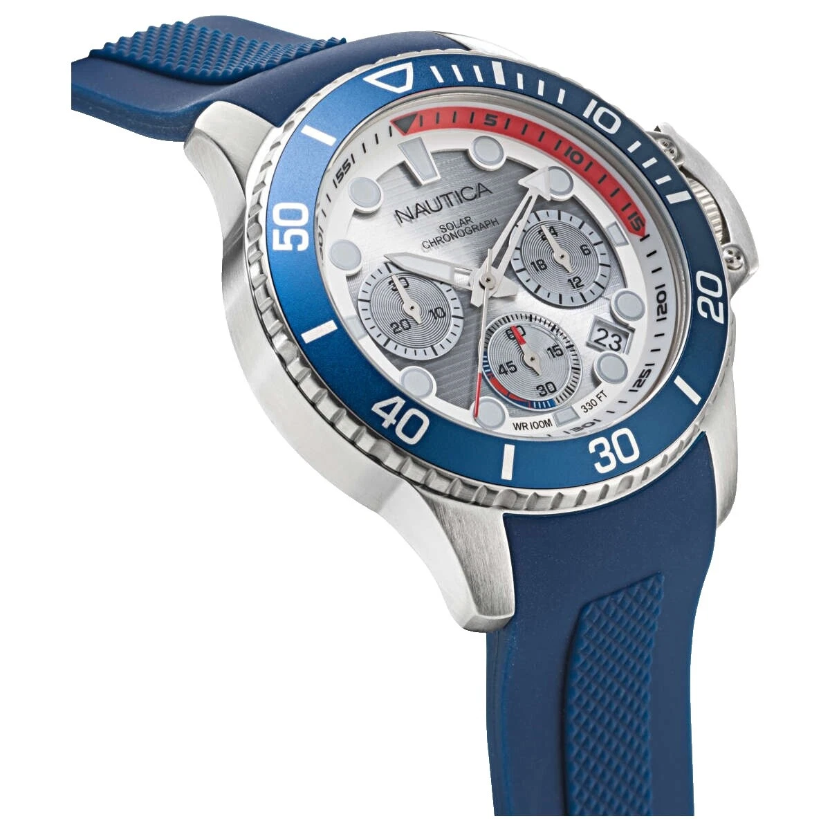 Nautica Silicone Band Chronograph Wristwatches