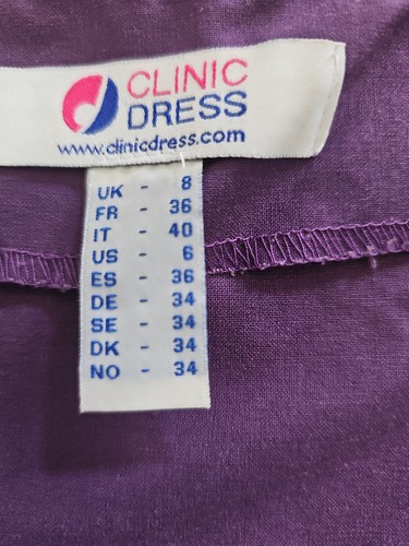 Clinic dress Kasack Kittel Schlupfkasack gr.xs 34 passt auch 36 - Bild 5 von 7