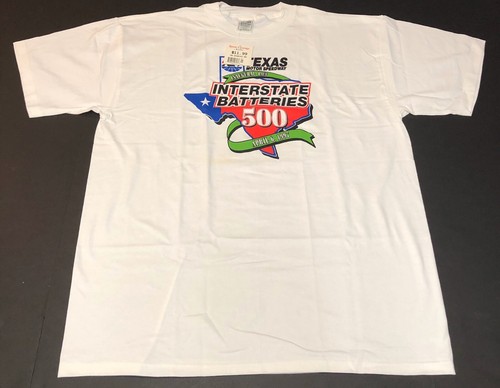 Neu mit Etikett Vintage 90er Texas Motor Speedway Interstate Shirt Gr. XL NASCAR NEU J17 - Bild 2 von 5