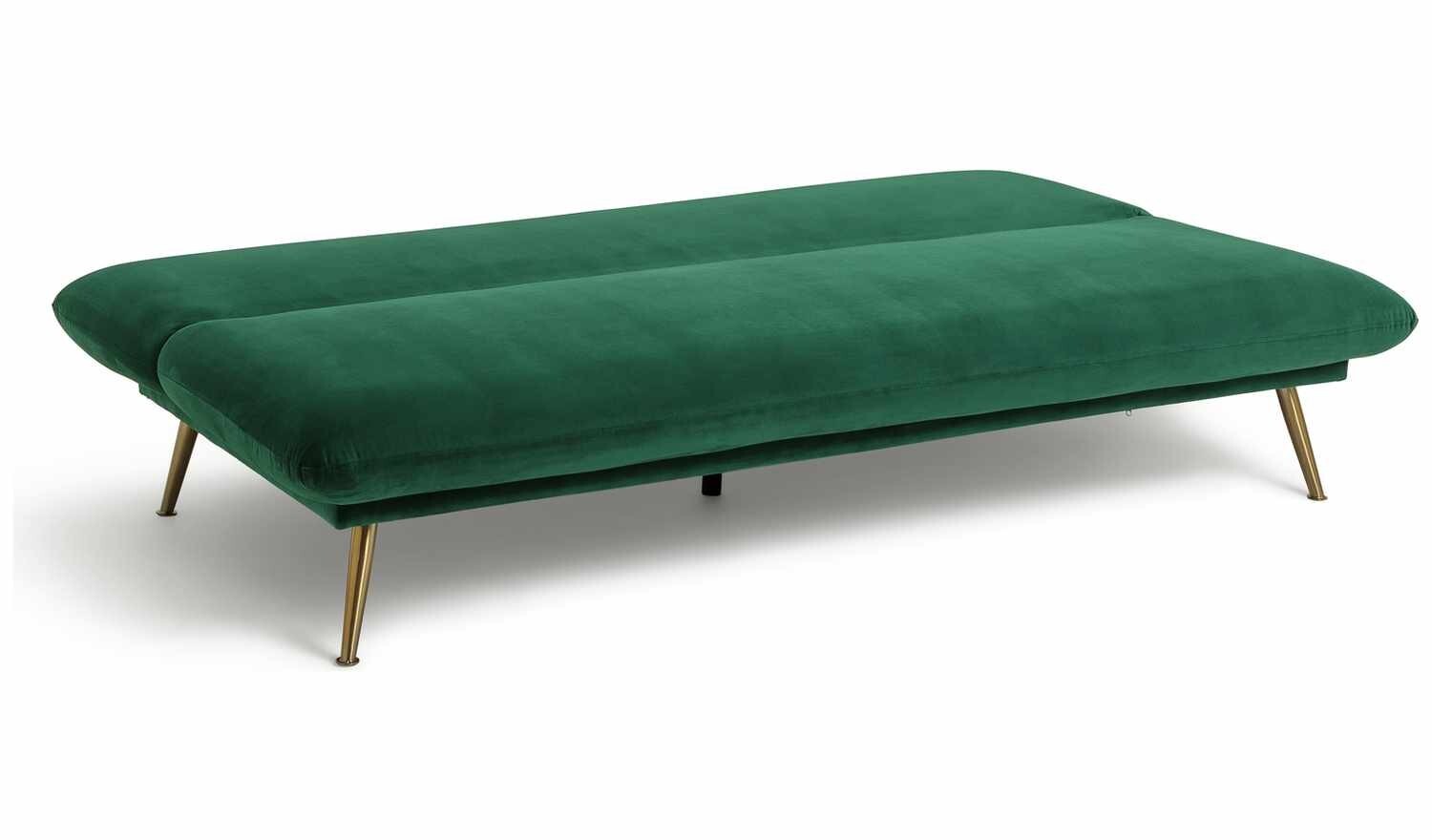 Habitat Matteo Velvet 2 Seater Sofa Bed Green eBay