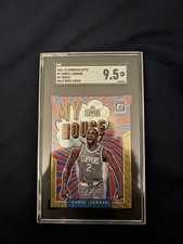 2021-22 Optic Kawhi Leonard “MY HOUSE” GOLD WAVE PRIZM ASIA Tmall SSP #7 SGC 9.5