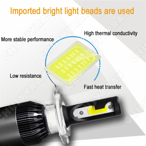 For Toyota Tacoma 2005-2011 Combo LED Headlight Kit Hi/Low Beam +Fog Light Bulb - Foto 11 di 12