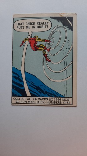 1966 donruss marvel heroes #21 iron man 