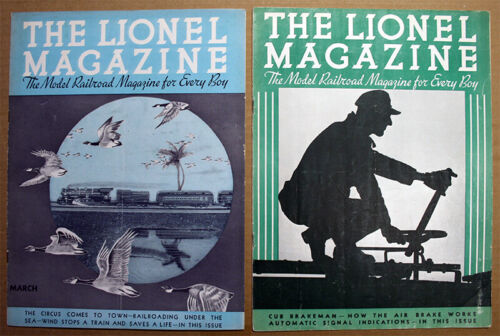 "THE LIONEL MAGAZINE" - 1934 FULL YEAR - 8 ORIGINAL ISSUES - ALL IN EX COND! - Picture 4 of 9