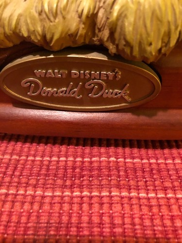 Vintage 1947 Disney Donald Duck auf einem Schaukelstuhl Spieluhr auf einem Boot. - Bild 6 von 10
