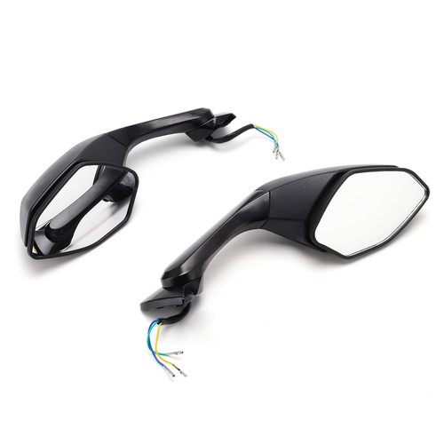Espejos retrovisores LED señales de giro aptas para Yamaha YZF R1 2015-24 YZF R6 17-2022 - Imagen 9 de 11
