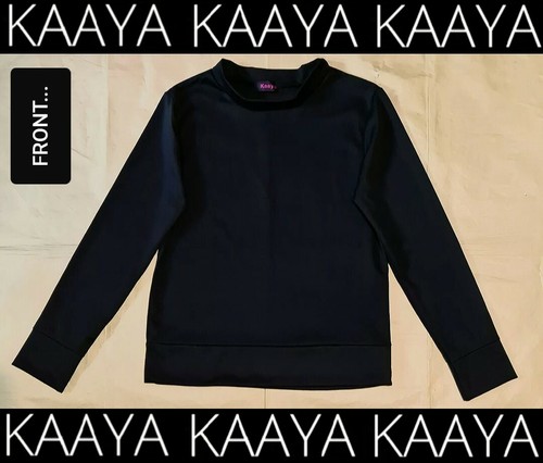 ❤KAAYA DAMEN 2-TEILIG SCHWARZ DEHNBAR LOUNGEWEAR/JOGANZUG SET GRÖSSE S-M/UK 10-12 ~ NEU❤ - Bild 5 von 12