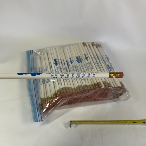 Lot Of 100++ Pencils Unicon Tri-County Concrete Vintage And Brand New - Picture 6 of 7