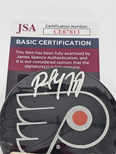 PAUL COFFEY Signed Philadelphia Flyers Puck - JSA COA CE87813 - Picture 2 of 4