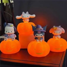 Sanrio Halloween Nightlight Blind Box Pumpkin Lantern Figures Gifts Blind Box