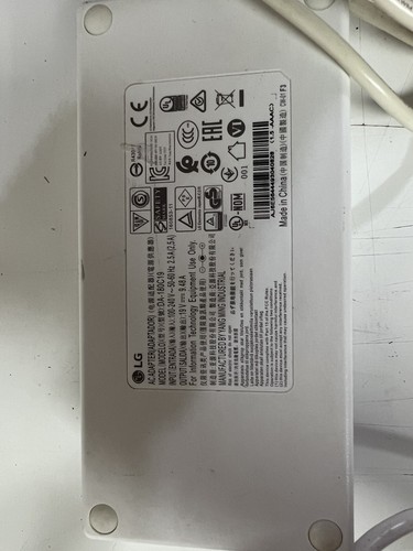 Genuine LG 38WK95C LCD Monitor DA-180C19 19V 9.48A Adapter - 第 2/2 張圖片