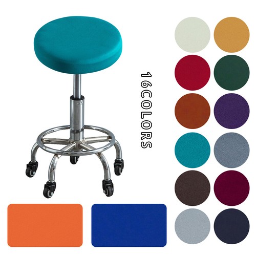 Spandex Elastic Bar Stool Covers Round Chair Seat CoverS Pub Washable Cushion ➳