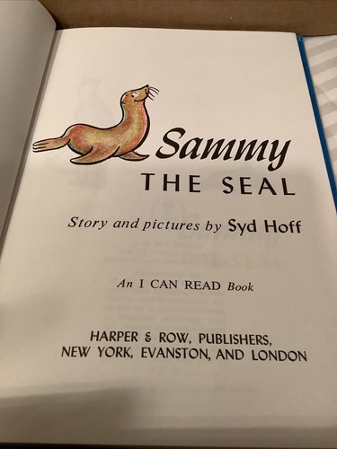 Sammy the Seal-Syd Hoff-1959 Printing Harper & Brothers 1st Edition Hardback - Bild 5 von 9
