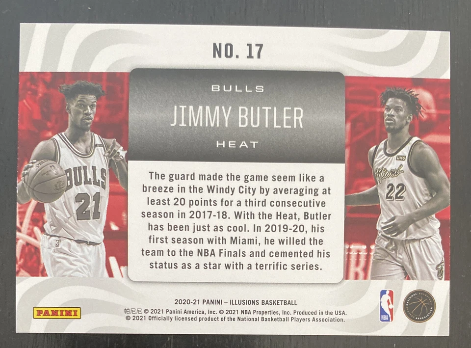 2021 Panini Illusions Career Lineage Jimmy Butler #17 - Image 2 of 2