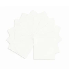 Solino Home 100% Pure Linen Cocktail Napkins 6 x 6" for Fall Dining - Sonoma