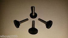 1/4-20 x 1"  4 pcs Length Knurled Plastic Head, Stainless Steel Thumb Screw