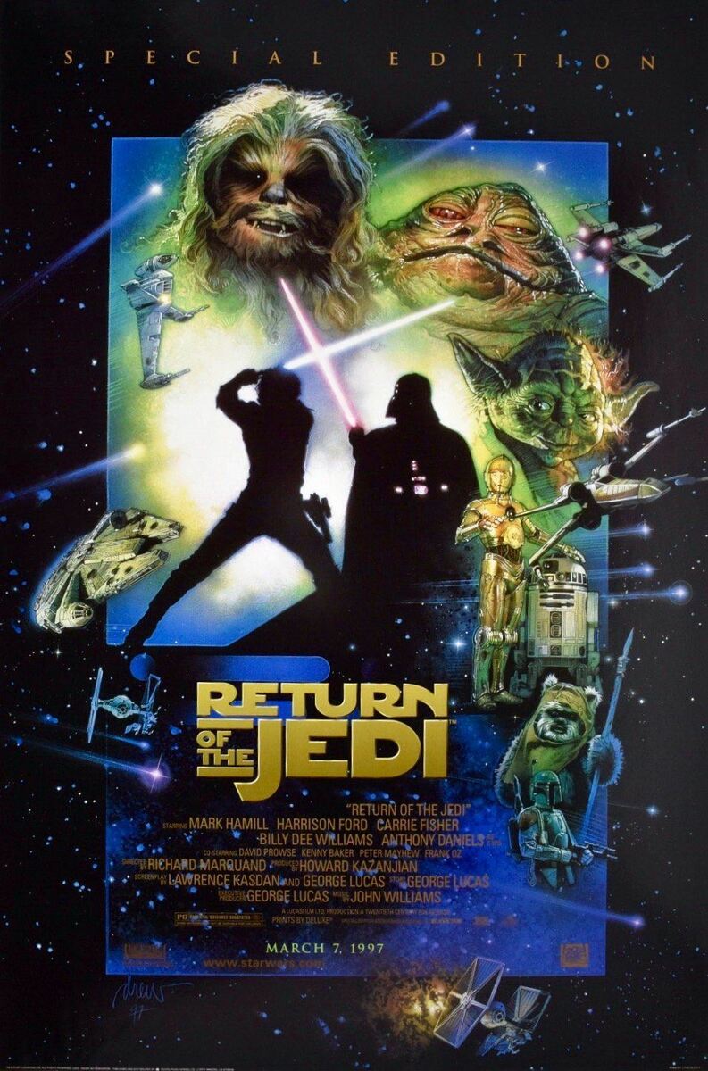 STAR WARS RETURN OF THE JEDI ポスター Star Wars Return of the Jedi Special Edition One Sheet