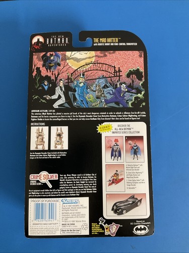 Kenner Batman La Serie Animata Il Cappellaio Matto Kenner Vintage - Foto 6 di 6