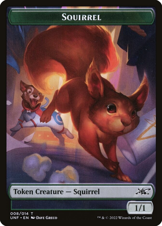 Squirrel 1x TOKEN MtG ENGLISH Unfinity SP/NM