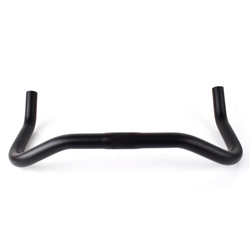 Guidon Bullhorn Noir 42cm Pour Vélo De Route - Diamètre 31.8mm, Compatible Freins Tektro/Shimano