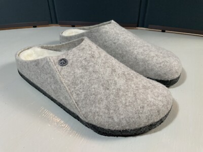 Birkenstock Mules Slipper Zermatt Rivet Cozy Home Wool Felt Clogs Sandals  Men 12