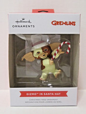 NEW Hallmark Ornament 2024 Gremlins Gizmo in Santa Hat B1