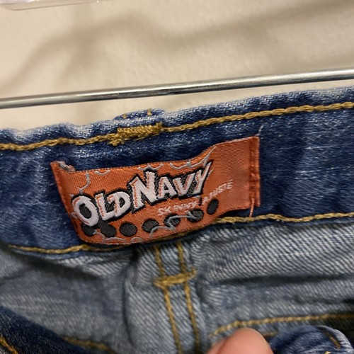 Old Navy Girls Blue Skinny Jeans Adjustable Size 10 Waist 25” To 27” Inseam 24” - Picture 4 of 8