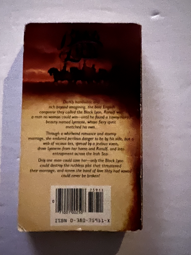 THE BLACK LYON By Jude Deveraux First Avon Printing 1980 PaperBack Fearless Lord - Picture 2 of 4