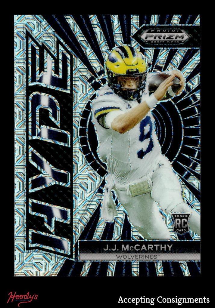 2024 Panini Prizm Draft Picks Hype Mojo #HPJM J.J. McCarthy RC ROOKIE 15/25