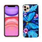 Apple iPhone 11 Pro Max Hülle Case Handy Cover Schutz Tasche Schutzhülle Blau