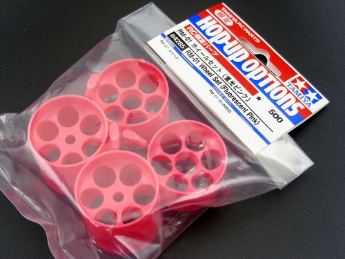 Tamiya LIMITED EDITION 84285 RM01 Fluorecent PINK Wheels Toyota 84C Porsche 956 - Picture 3 of 4