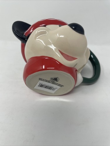 Disney Parks Christmas Santa Mickey Mouse Coffee Mug Holiday - NEW - Picture 4 of 4