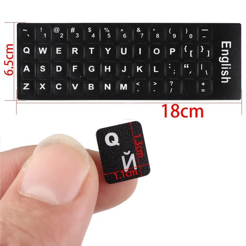 Laptop Keyboard Arabic Keyboard Stickers Russian Letter Spanish Alphabet Layout - 第 3/14 張圖片