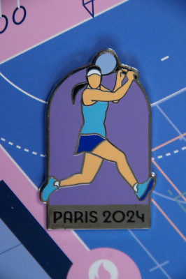 Olympic Games JO PARIS 2024 - Discipline Pin - Tennis - Official 2024 pin !!