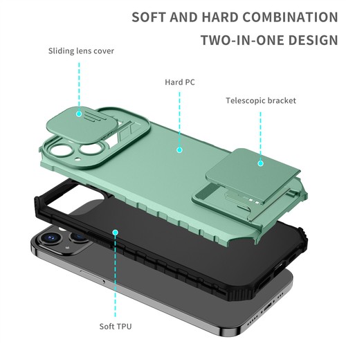 Für iPhone 17 16 15 14 13 Pro Max Kamera Linse Folie Schutz Ständer Hülle Cover - Bild 105 von 117