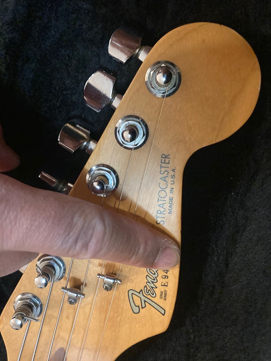 Vintage USA Stratocaster Guitar Fender American 89-90 Black Vintage USA Stratocaster Guitar Fender American 89-90 Black