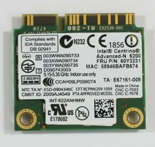 Lenovo Thinkpad Laptop T410 wifi wlan wireless card 60Y3231 622ANHMW