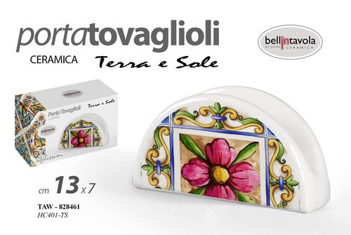 PORTATOVAGLIOLI DA TAVOLA CASA PIZZERIA RISTORANTE PUB BAR TERRA E SOLE 13*7cm - Foto 6 di 10